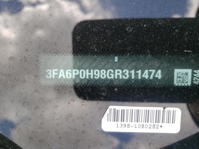 3FA6P0H98GR311474 Ford Fusion Se 2016. Фото: 9