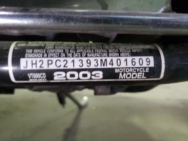 2003 HONDA VT600 CD JH2PC21393M401609