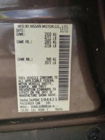 Фото: 1N4AL3AP0DC194421 - 10