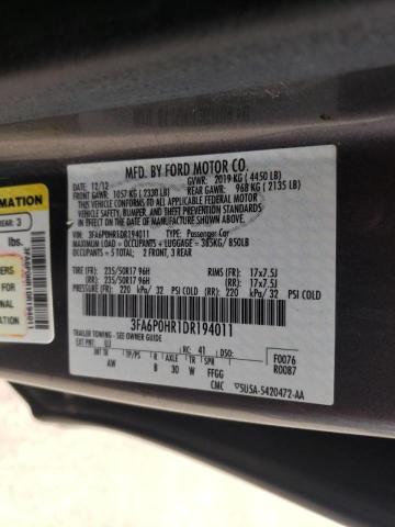 2015 FORD FUSION SE 3FA6P0HR1DR194011