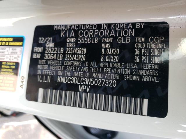 2022 KIA EV6 KNDC3DLC3N5027320