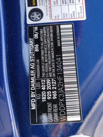 2017 MERCEDES-BENZ SLC 300 WDDPK3JA2HF134041