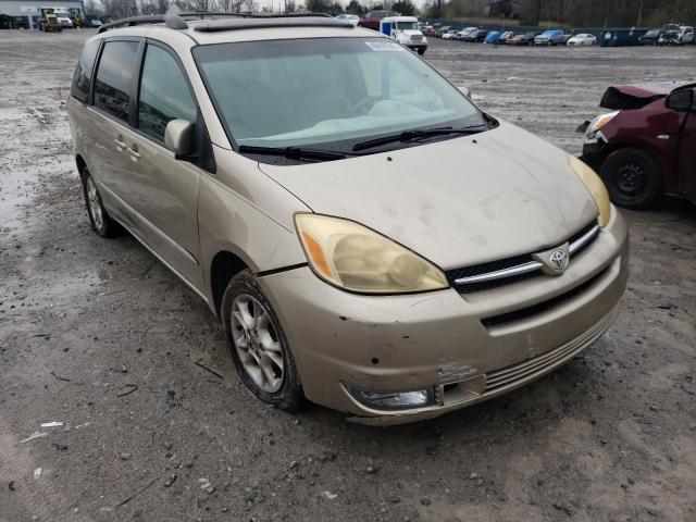 Salvage cars for sale from Copart Madisonville, TN: 2005 Toyota Sienna XLE
