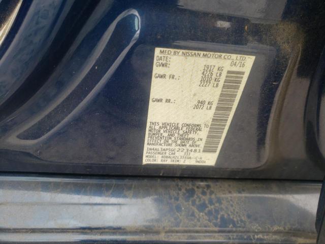 2016 NISSAN ALTIMA 2.5 1N4AL3AP5GC223481