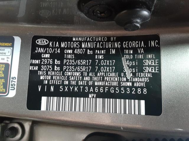2015 KIA SORENTO LX 5XYKT3A66FG553288
