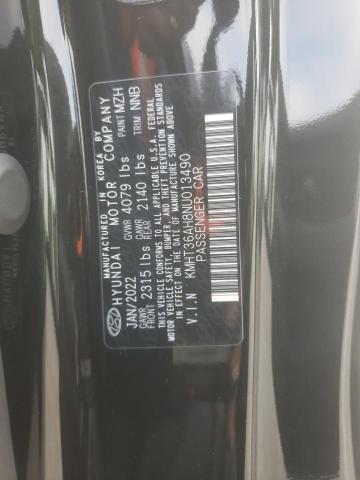 2022 HYUNDAI VELOSTER N KMHT36AH8NU013490