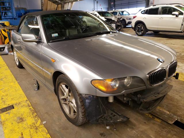 Salvage cars for sale from Copart Wheeling, IL: 2004 BMW 325 CI
