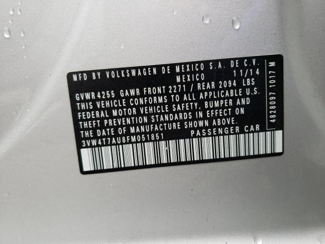 2015 VOLKSWAGEN GTI 3VW4T7AU8FM051851