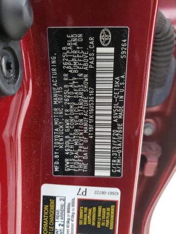 4T1BF1FK1GU536167 Toyota Camry Le 2016. Фото: 9