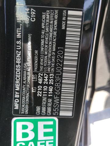 2015 MERCEDES-BENZ C 400 4MAT 55SWF6GB3FU022201