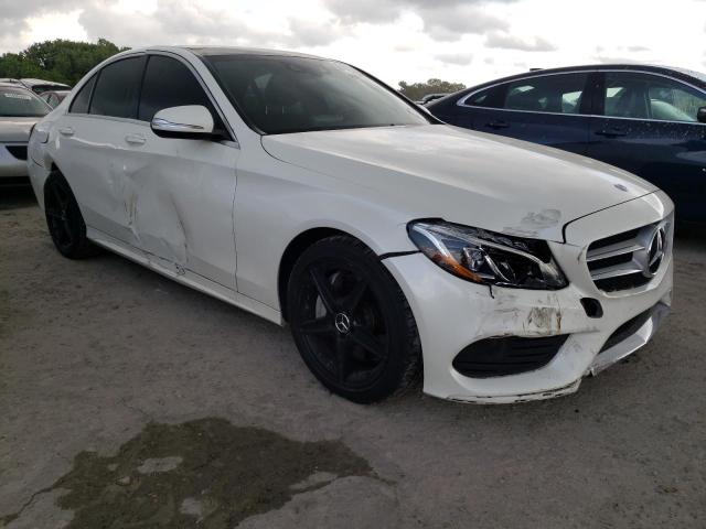 Salvage cars for sale at Riverview, FL auction: 2015 Mercedes-Benz C 400 4matic