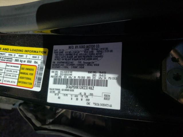 3FA6P0HR1DR231462 Ford Fusion Se 2013. Фото: 9