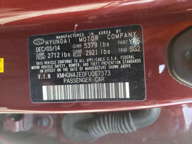 2015 HYUNDAI GENESIS KMHGN4JE0FU067373