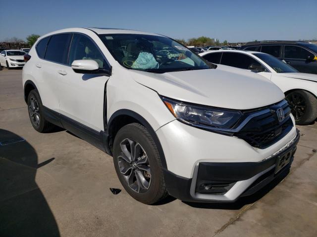 Salvage cars for sale from Copart Grand Prairie, TX: 2021 Honda CR-V EX