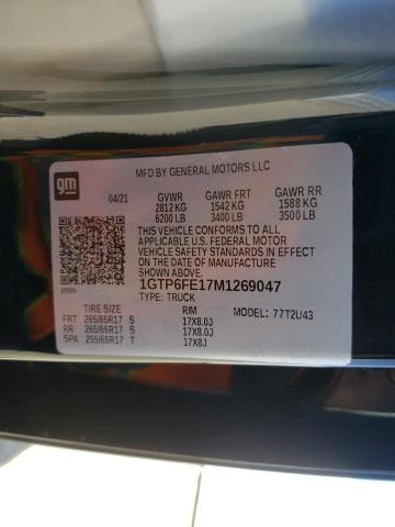 2021 GMC CANYON AT4 1GTP6FE17M1269047