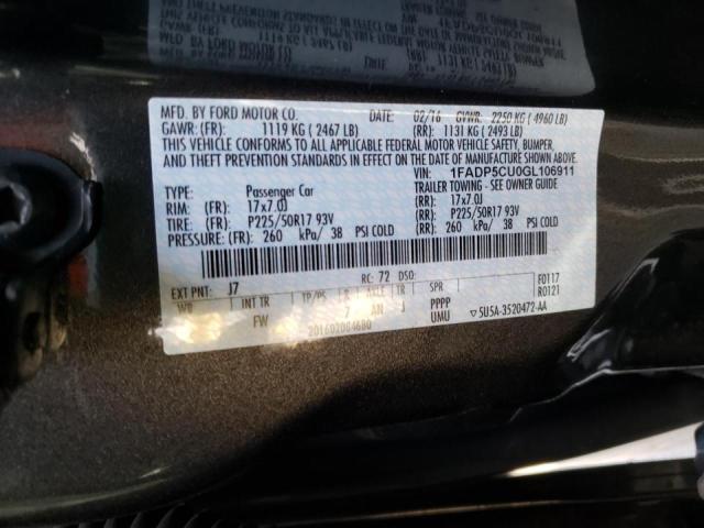 1FADP5CU0GL106911 Ford C-Max Prem 2016. Фото: 9