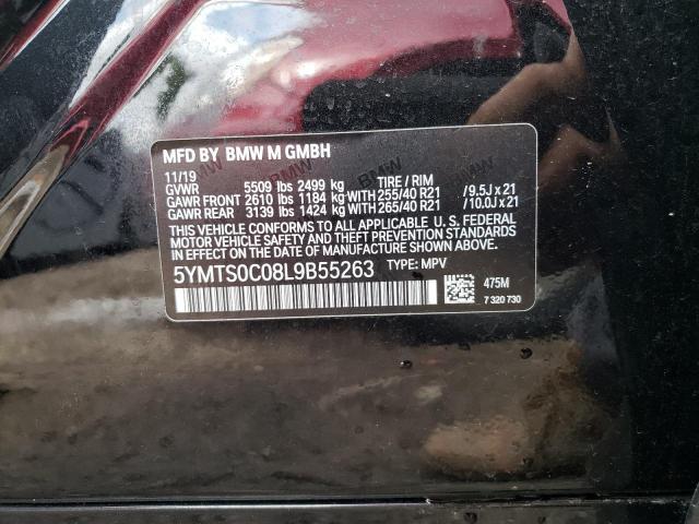 2020 BMW X3 M COMPE 5YMTS0C08L9B55263
