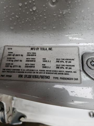 Фото: 5YJ3E1EBXLF607043 - 10