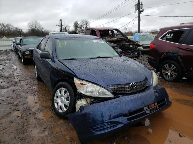 Salvage cars for sale from Copart York Haven, PA: 2002 Toyota Camry LE