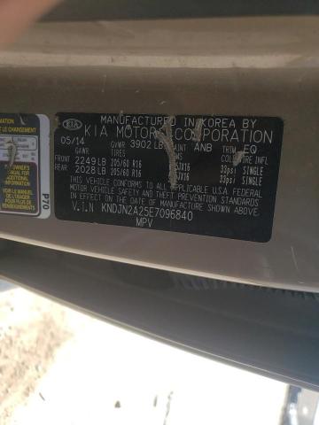 KNDJN2A25E7096840 Kia Soul 2014. Фото: 9