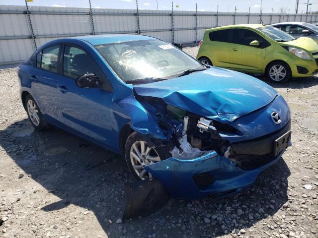 Salvage cars for sale from Copart Cahokia Heights, IL: 2012 Mazda 3 I