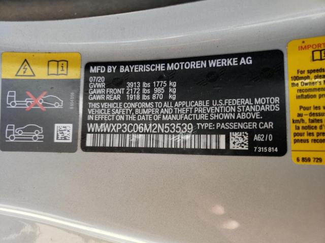 2021 MINI COOPER SE WMWXP3C06M2N53539