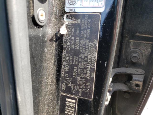 KNAFU4A2XD5713273 Kia Forte Ex 2013. Фото: 9