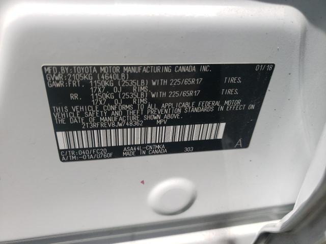 2T3RFREV8JW748362 Toyota Rav4 Adven 2018. Фото: 9
