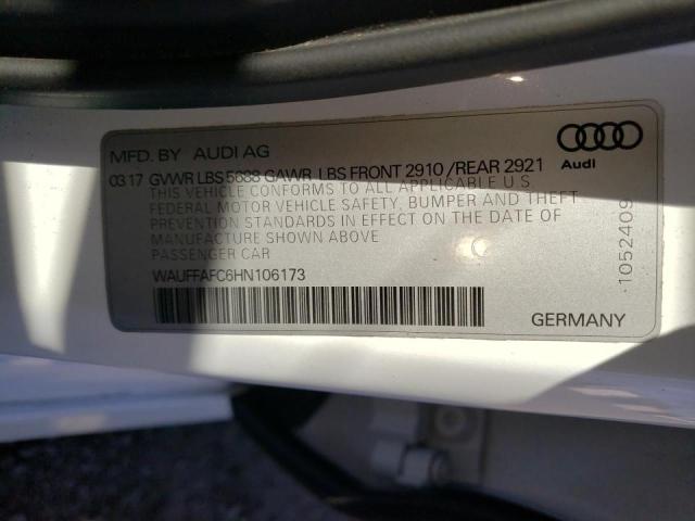 2017 AUDI S6 PREMIUM WAUFFAFC6HN106173