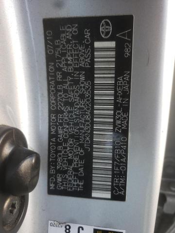 JTDKN3DU8A0203535 Toyota Prius 2006. Фото: 9