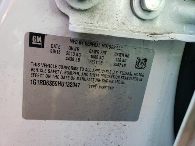 2017 CHEVROLET VOLT PREMI 1G1RD6S59HU132047