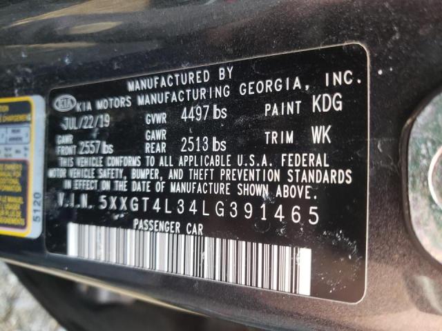 5XXGT4L34LG391465 Kia Optima Lx 2020. Фото: 9
