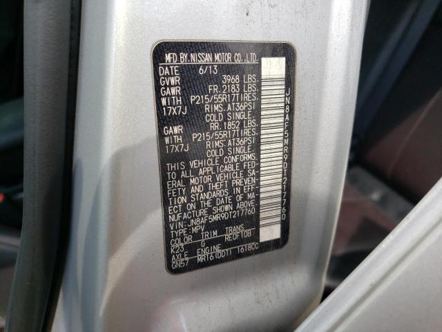 JN8AF5MR9DT217760 Nissan Juke S 2013. Фото: 9