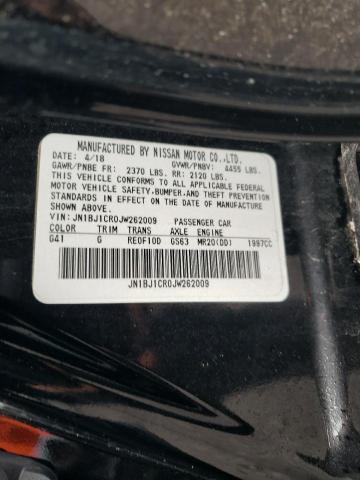 2018 NISSAN ROGUE SPOR JN1BJ1CR0JW262009