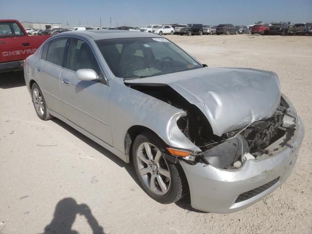 Salvage cars for sale from Copart San Antonio, TX: 2006 Infiniti G35