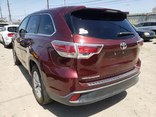 5TDBKRFH3FS219710 Toyota Highlander 2015. Фото: 2