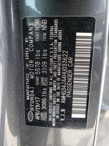 2017 GENESIS G90 PREMIU KMHG34JA4HU033622