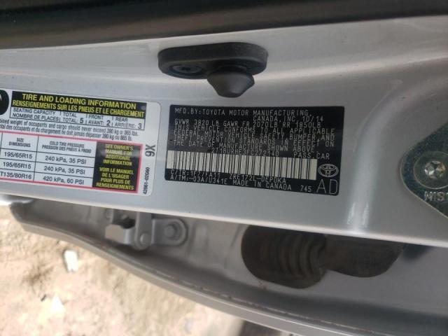 2015 TOYOTA COROLLA L 2T1BURHE3FC272140