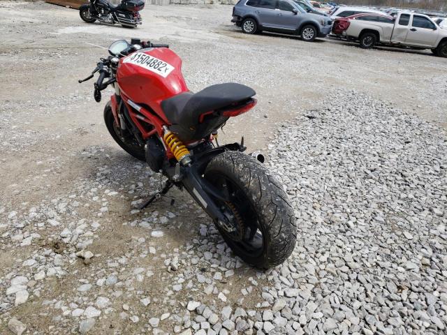 2017 DUCATI MONSTER 79 ZDMMADBM5HB001865
