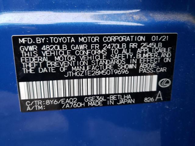 2021 LEXUS IS 350 F-S JTHGZ1E28M5019696