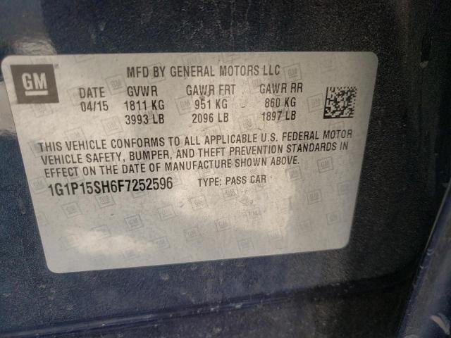 2015 CHEVROLET CRUZE L 1G1P15SH6F7252596