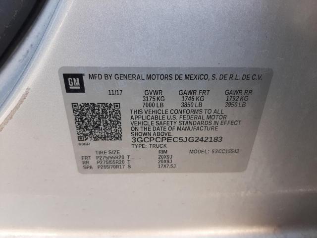 2018 CHEVROLET SILVRDO LT 3GCPCPEC5JG242183