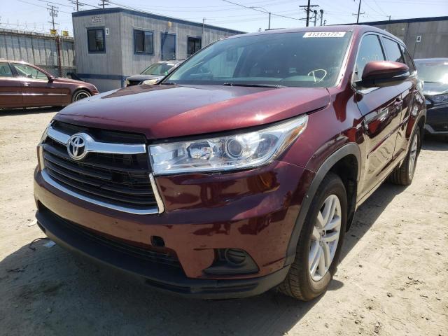 5TDBKRFH3FS219710 Toyota Highlander 2015. Фото: 1