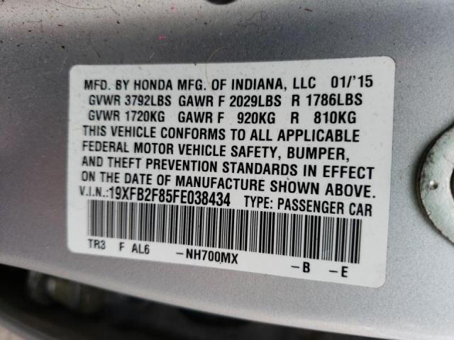 2015 HONDA CIVIC EX 19XFB2F85FE038434