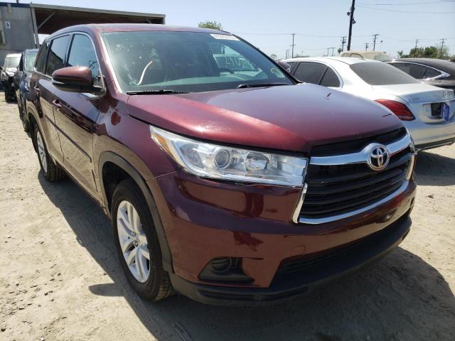 5TDBKRFH3FS219710 Toyota Highlander 2015