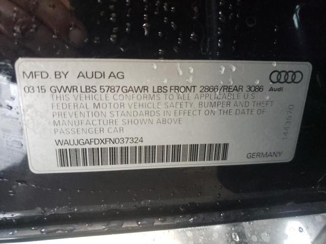 2015 AUDI A8 QUATTRO WAUJGAFDXFN037324