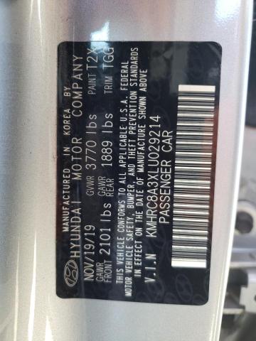 2020 HYUNDAI VENUE SEL KMHRC8A3XLU029214