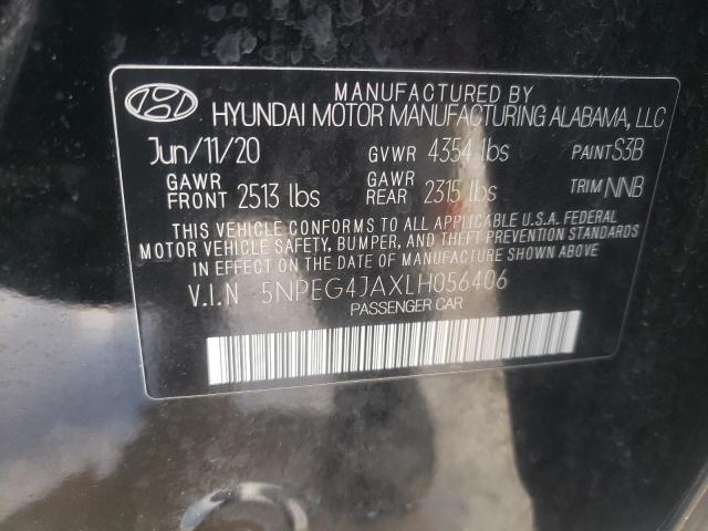 2020 HYUNDAI SONATA SE 5NPEG4JAXLH056406