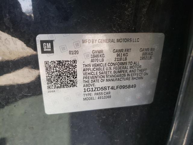 1G1ZD5ST4LF095849 Chevrolet Malibu Lt 2020. Фото: 9