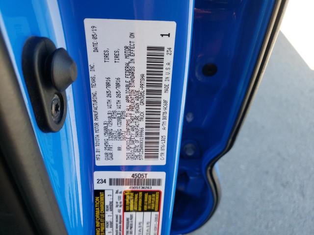 5TFCZ5ANXKX199966 Toyota Tacoma Dou 2019. Фото: 9
